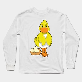 Duck with Eggs Long Sleeve T-Shirt